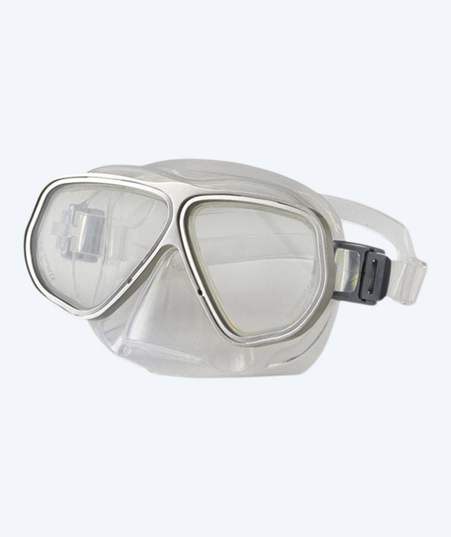 Primotec sukellusmaski vahvuuksilla - M100 Vista (+1.0 – +4.0) - Hopea