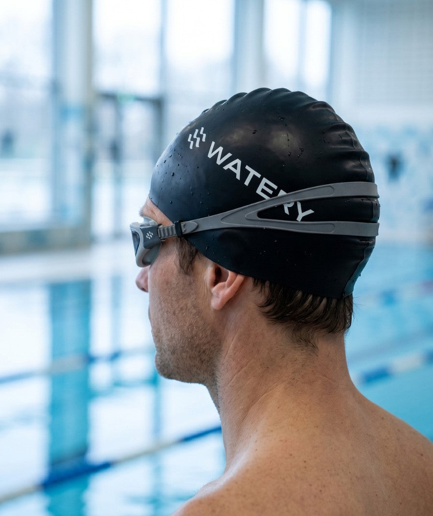 Watery uimalasit kuntoiluun - Raven Active - Harmaa (Smoke linssi)