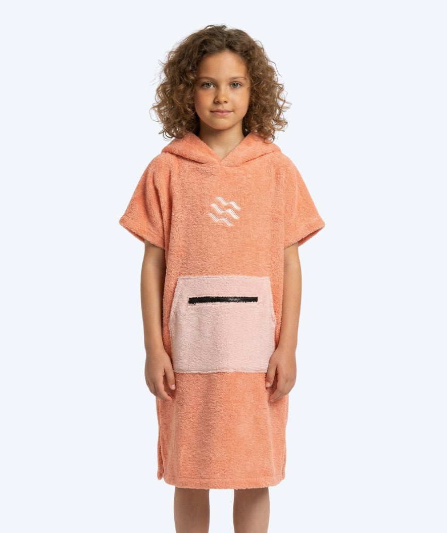 Watery kylpyponcho lapsille (1-6) - Puuvilla - Atlantic Pinkki