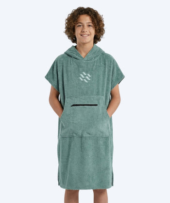Watery kylpyponcho junioreille (6-15) - Puuvilla - Forest Green