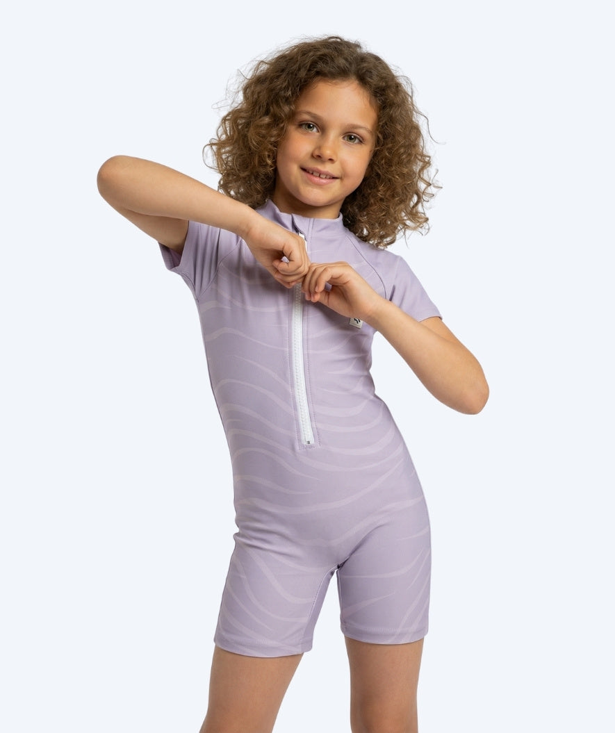 Watery UV-puvut lapsille - Fjord Lyhythihainen Rashguard - Violetti