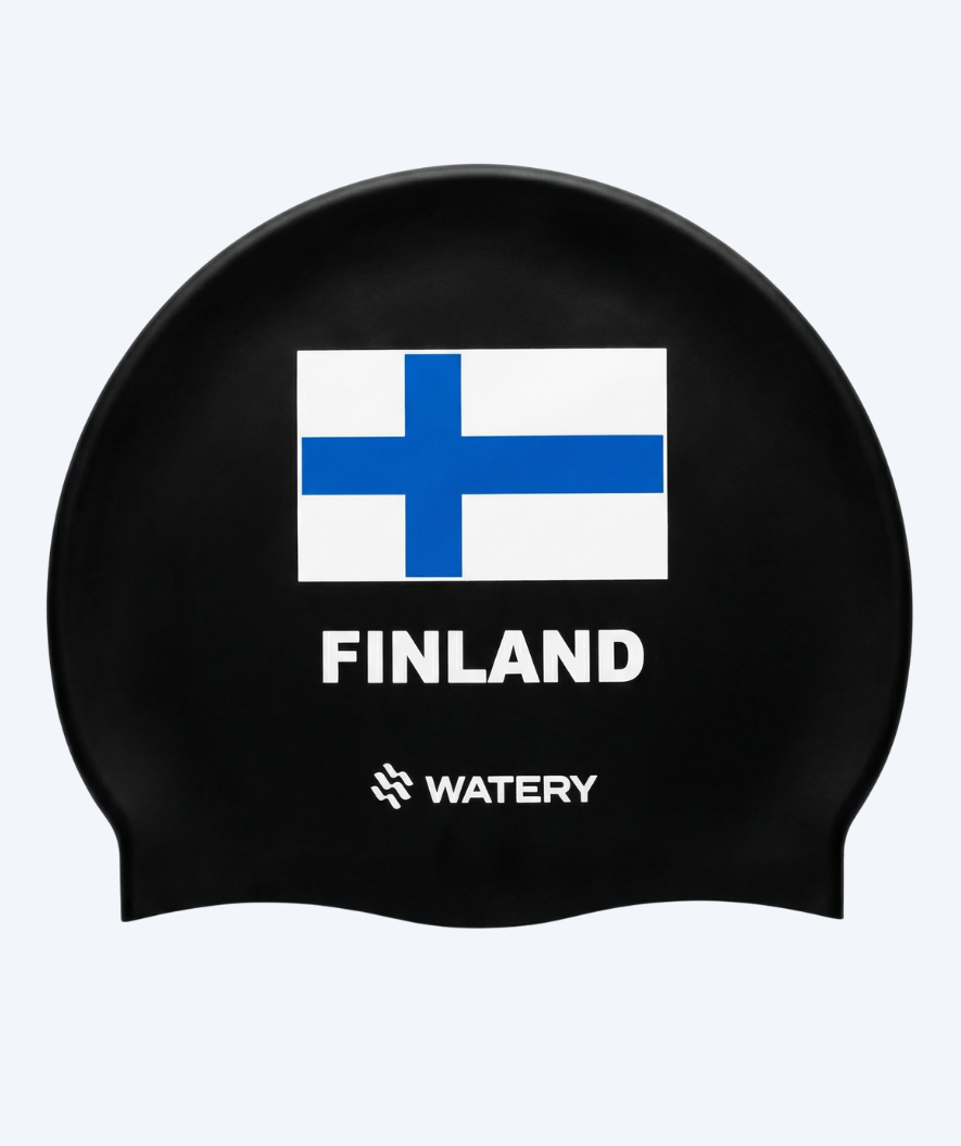 Watery uimalakki - Finland - Musta