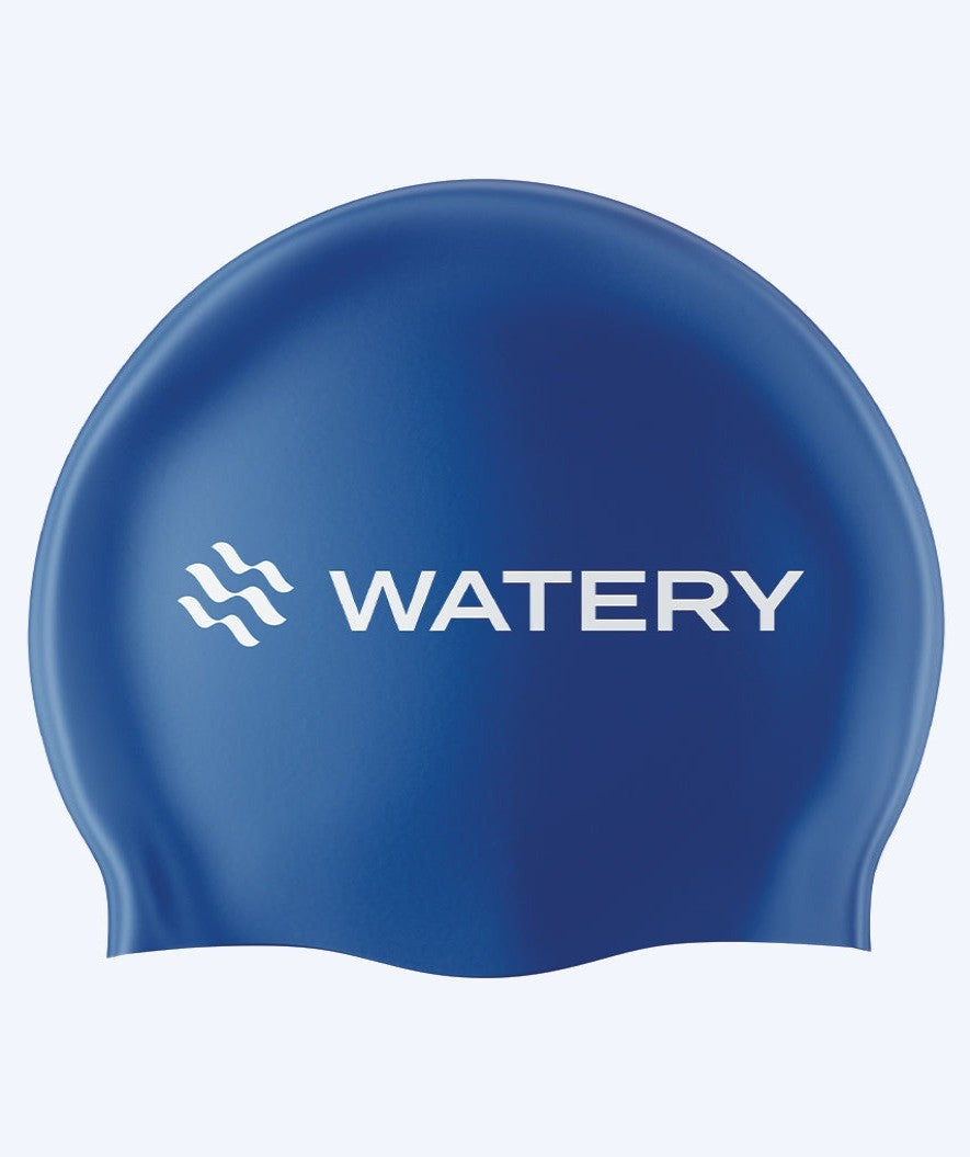 Watery uimalakki (yli 10 vuotiaille) - Signature Latex - Sininen