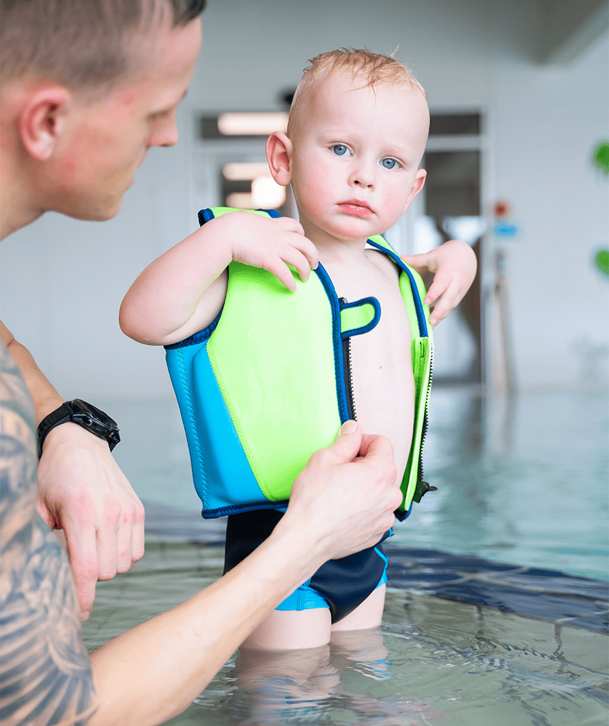 Watery uimaliivit lapsille (2-8) - Basic - Vihreä