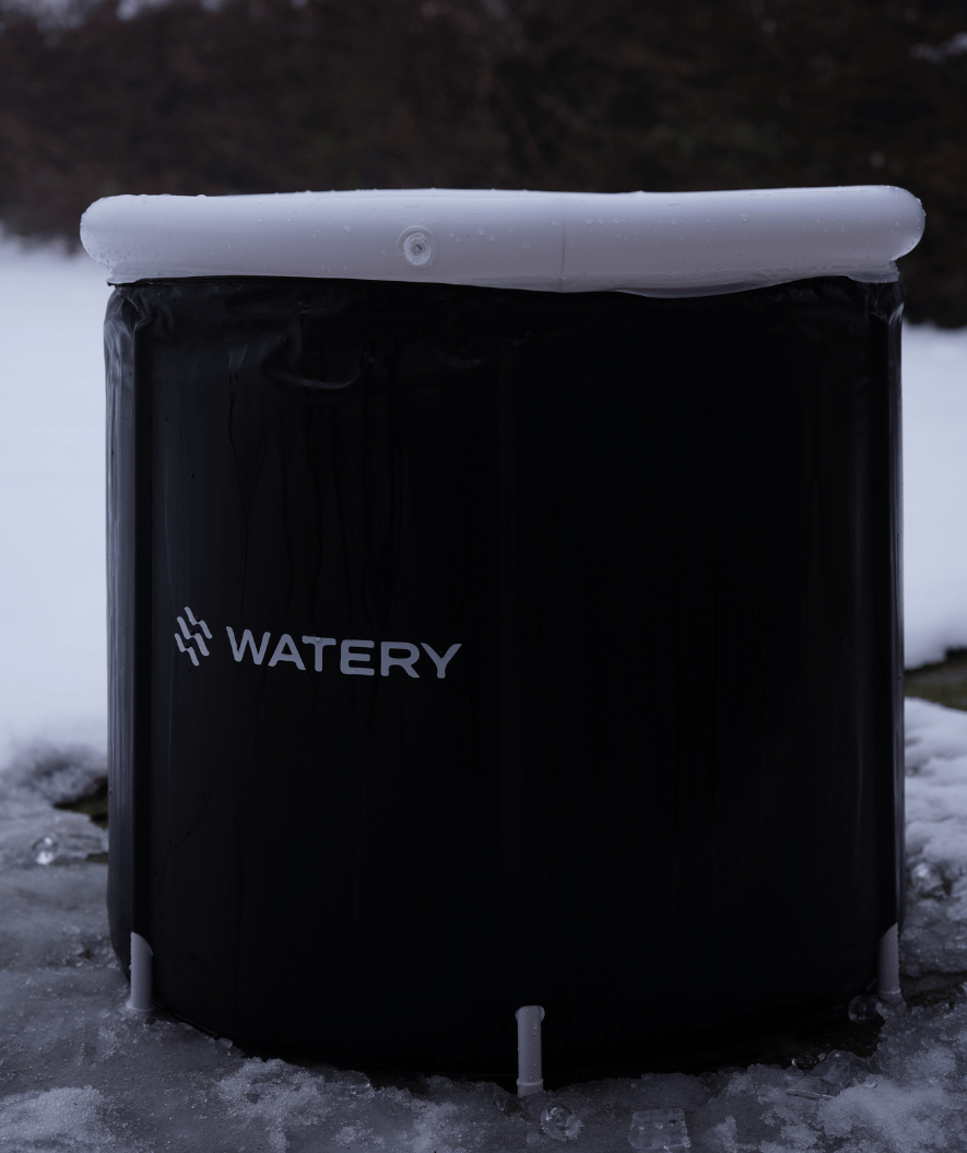 Watery ilmatäytteinen kylmäallas - Hero - Musta
