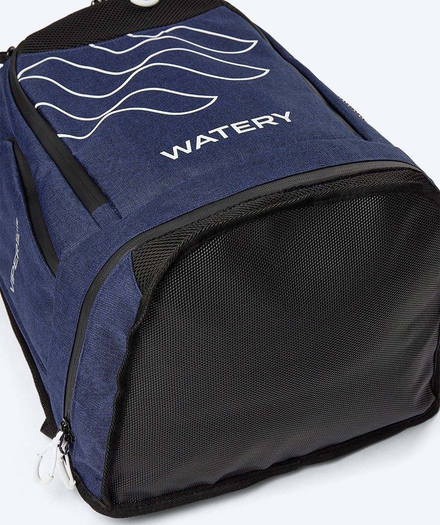 Watery uimakassi - Viper Elite 45L - Tummansininen/valkoinen