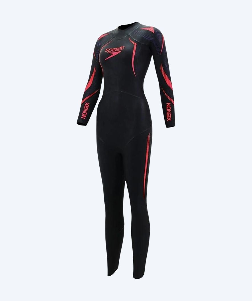 Speedo märkäpuku naisille - Xenon - Musta/Punainen