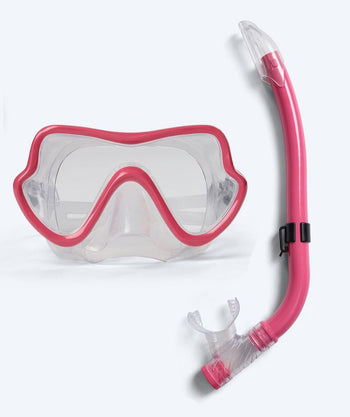 Watery Combo snorkkelisetti junioreille (8-15) - Trigger - Punainen