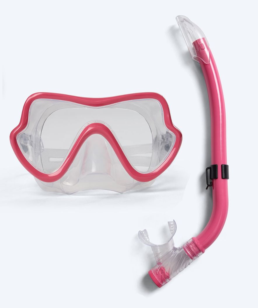 Watery Combo snorkkelisetti junioreille (8-15) - Trigger - Punainen