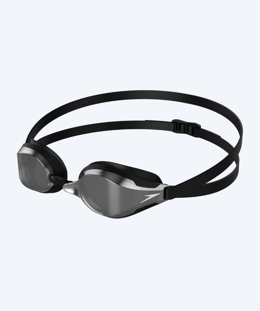 Speedo Elite-uimalasit - Fastskin Speedsocket 2 Mirror - Musta/hopea