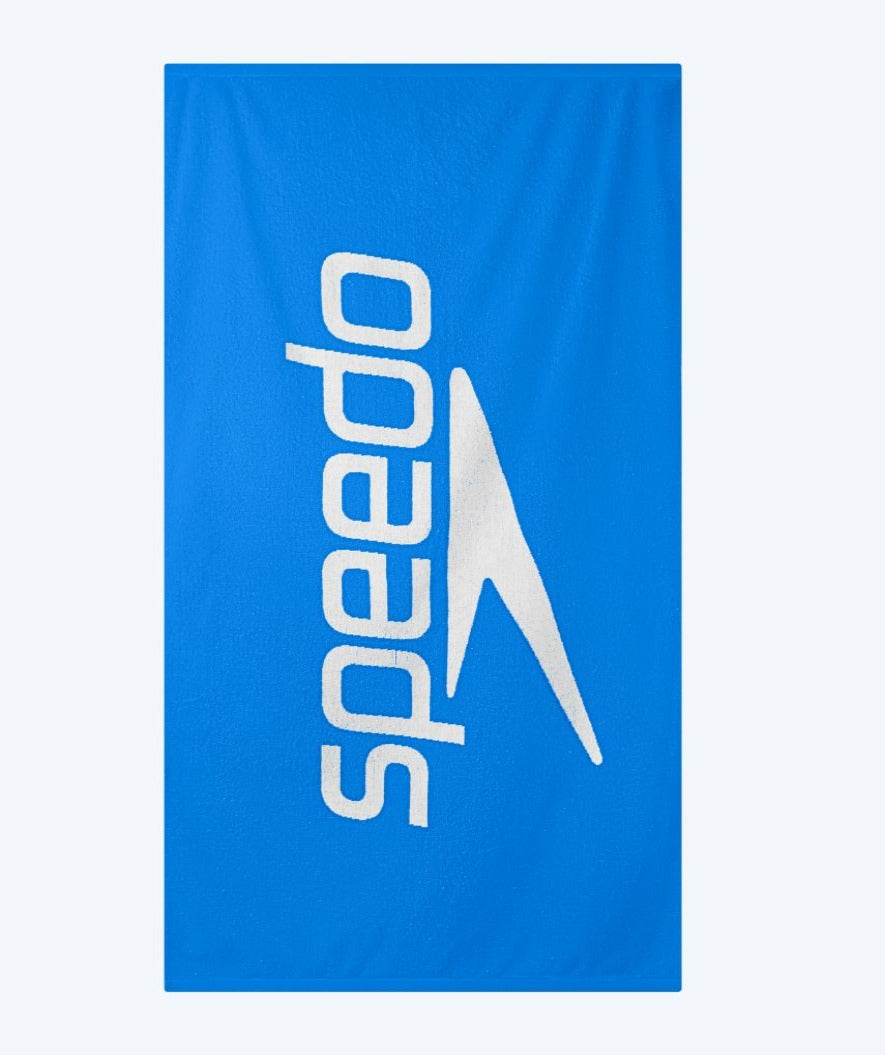 Speedo kylpypyyhe - Logo - Sininen/valkoinen