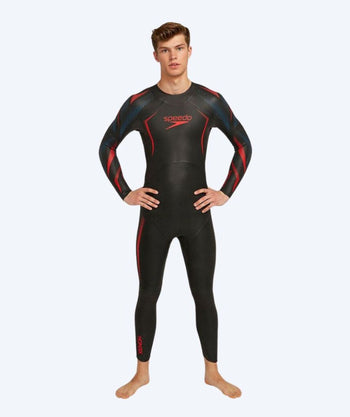 Speedo märkäpuku miehille - Xenon - Musta/punainen
