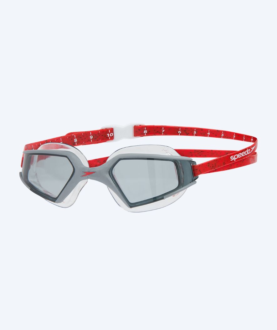 Speedo uimalasit avovesiuintiin - AquaPulse Max 2 - Musta/punainen