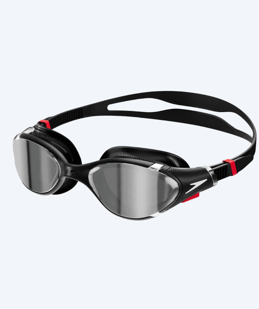 Speedo uimalasit kuntoiluun - Biofuse 2.0 Mirror - Musta/hopea