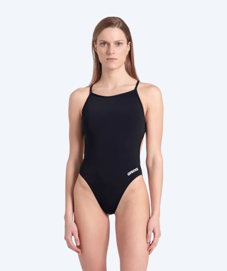 Arena uimapuku naisille - Solid Lace Back - Musta