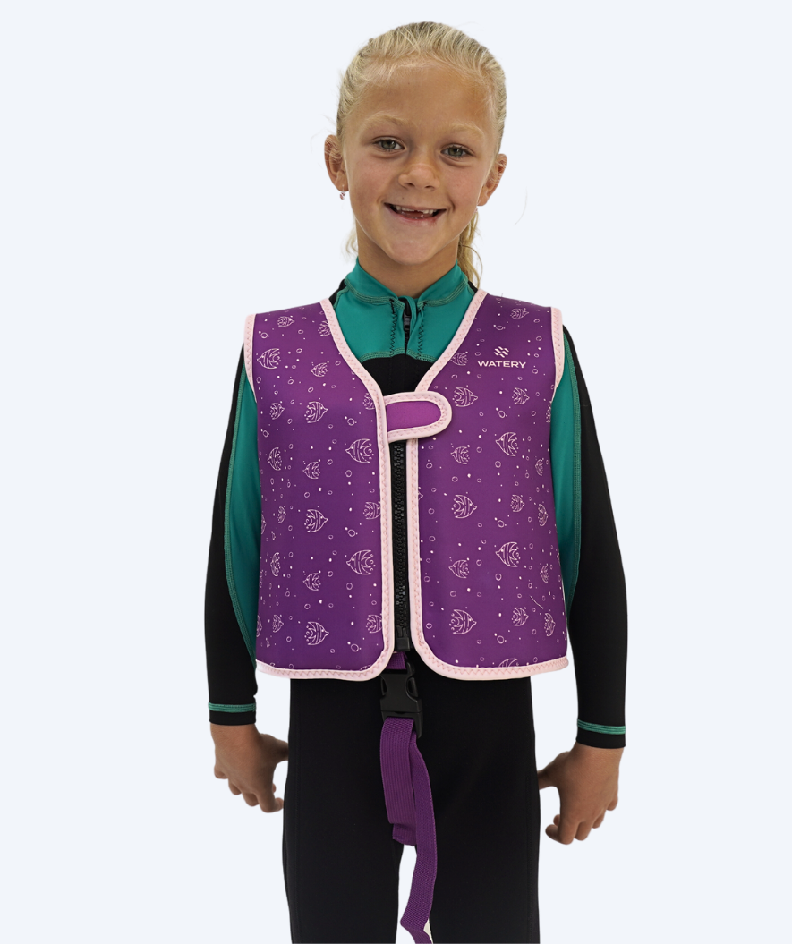 Watery uimaliivit lapsille (1-6) - Splashy - Violetti