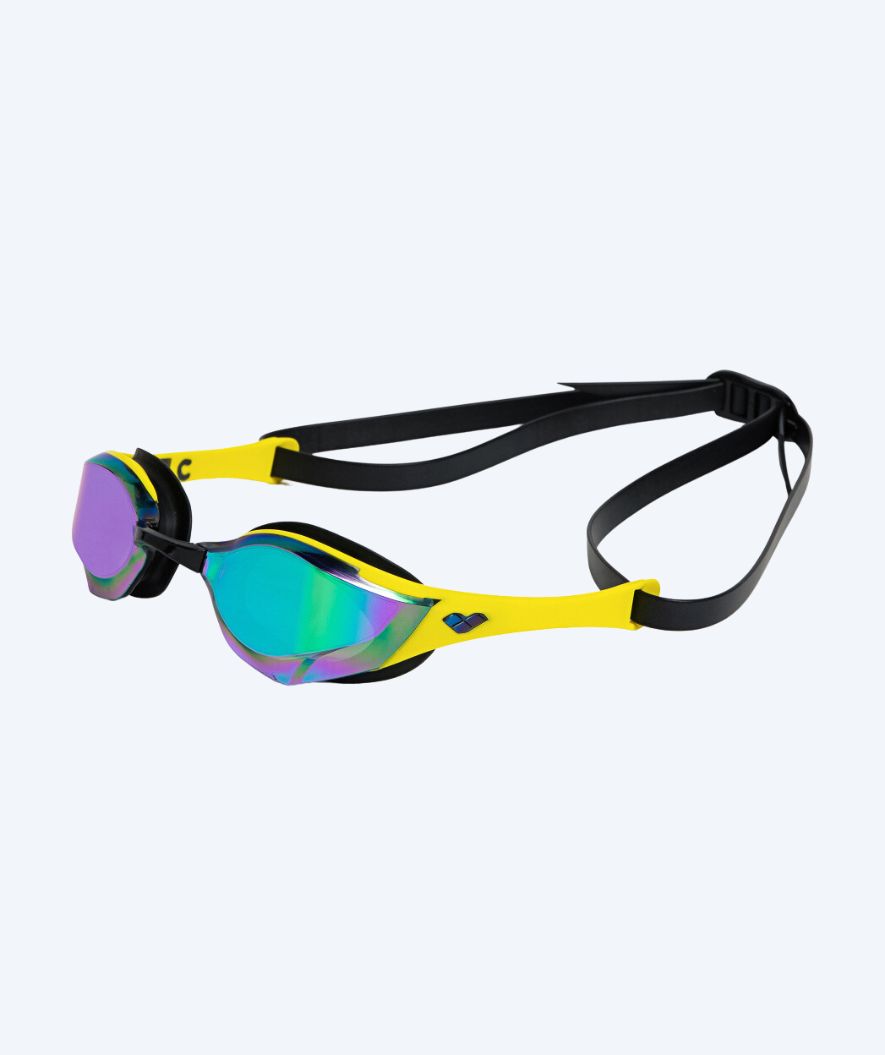 Arena Elite-uimalasit - Cobra Edge SWIPE Mirror - Keltainen/vihreä