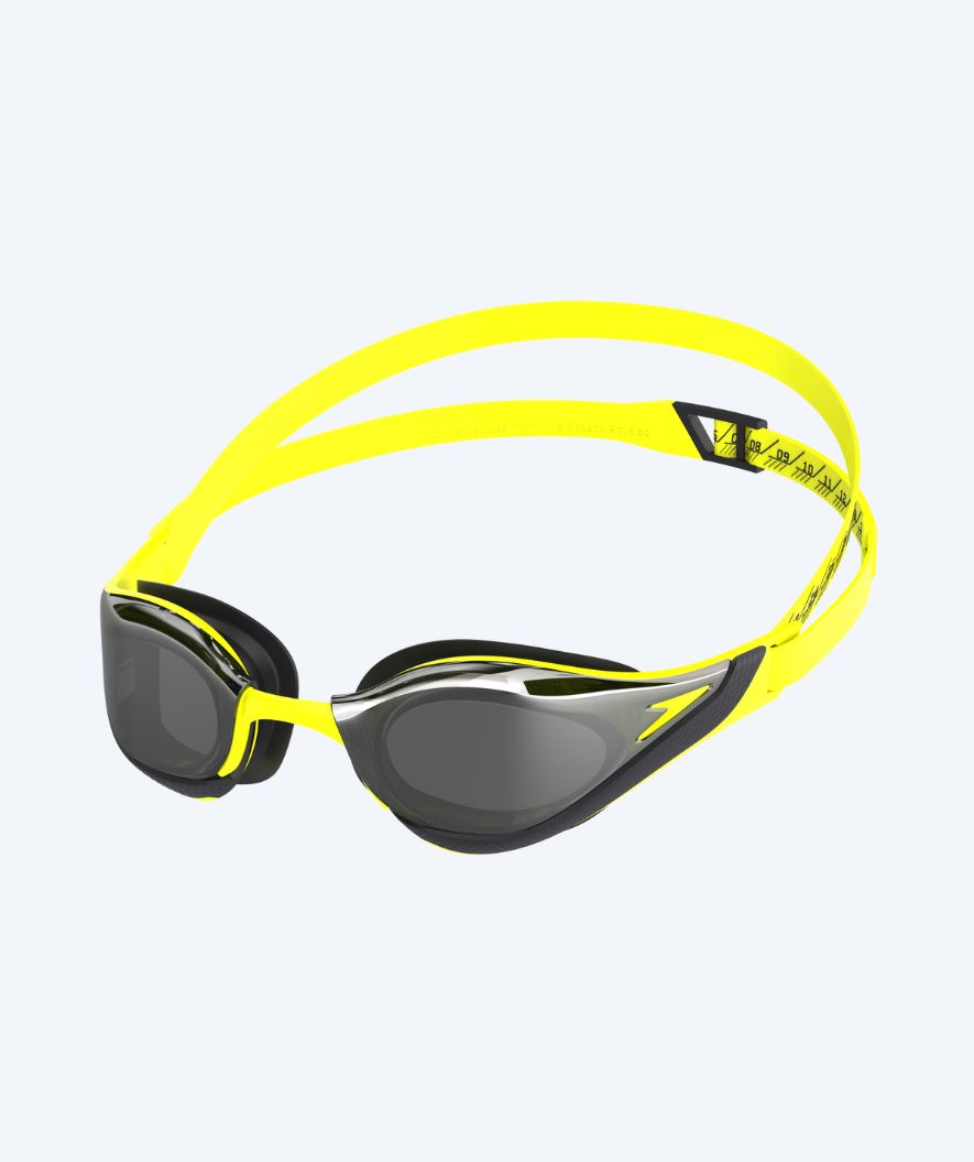 Speedo Elite-uimalasit - Fastskin Pure Focus Mirror - Keltainen/musta