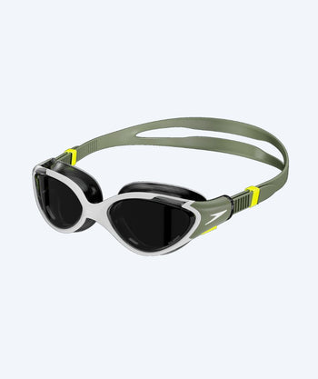 Speedo uimalasit kuntoiluun naisille - Biofuse 2.0 - Vihreä/valkoinen (Smoke linssi)