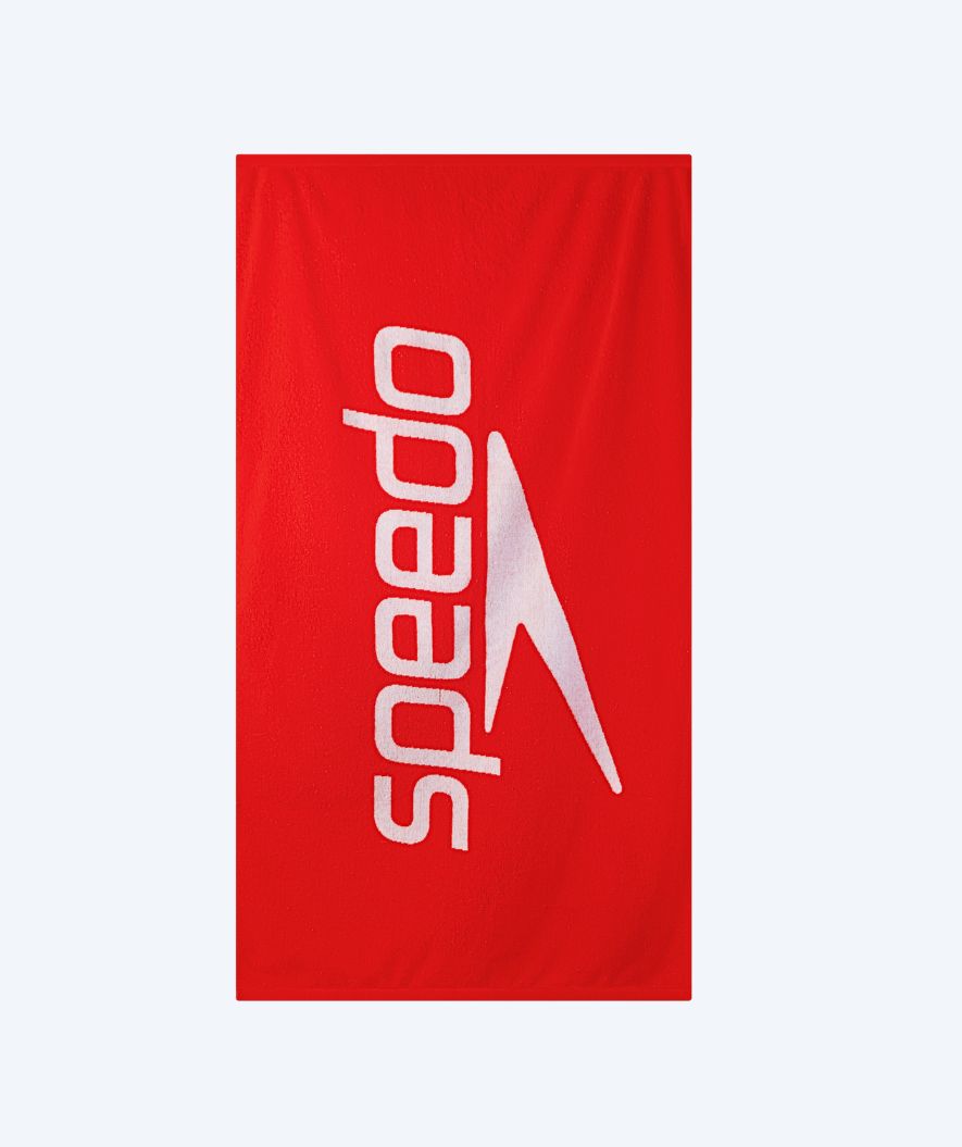 Speedo kylpypyyhe - Logo - Punainen/valkoinen