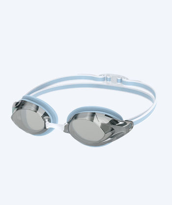 Speedo Elite-uimalasit naisille - Vanquisher 3.0 Mirrored - Vaaleansininen/hopea