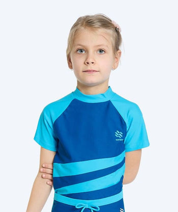 Watery UV-paidat lapsille - Manami Lyhythihainen Rashguard - Atlantic Blue