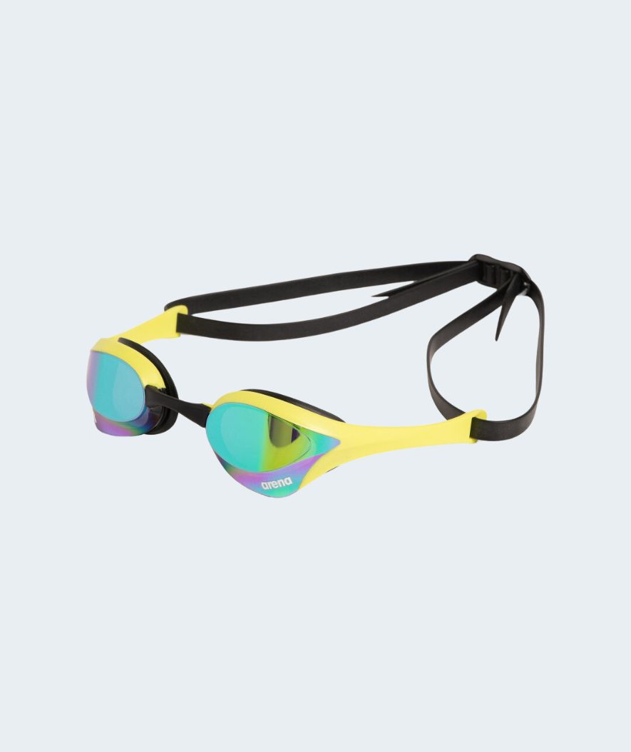 Arena Elite-uimalasit - Cobra Ultra SWIPE Mirror - Keltainen/lime