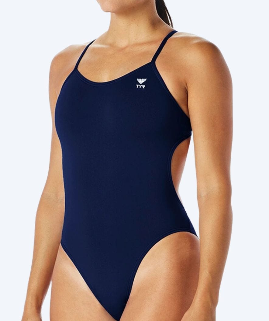 TYR uimapuku naisille - Durafast Elite Cut - Tummansininen