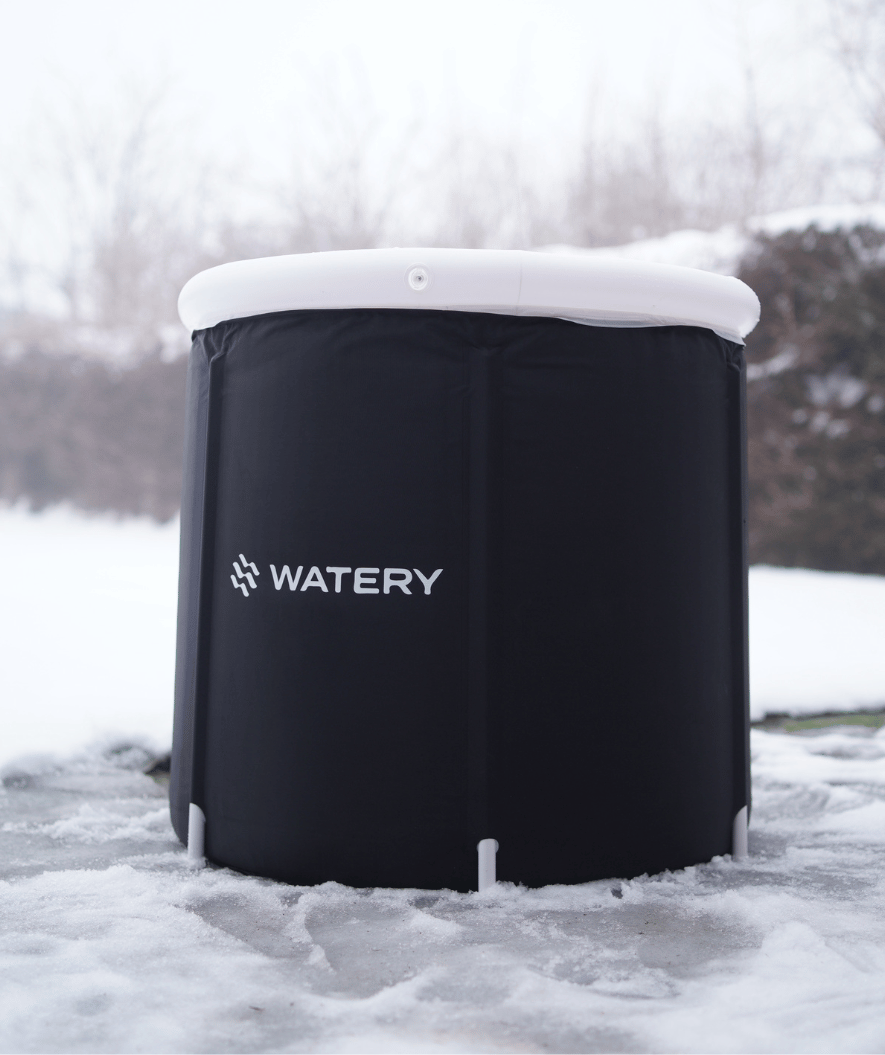 Watery ilmatäytteinen kylmäallas - Hero - Musta