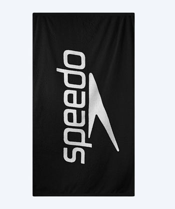 Speedo kylpypyyhe - Logo - Musta/valkoinen