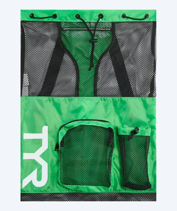 TYR verkkokassi - Big Mesh Mummy 40L - Vihreä/musta