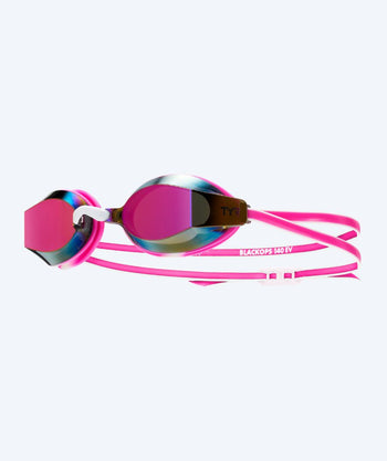 TYR uimalasit junioreille - Blackops 140 EV Mirrored - Pinkki/valkoinen