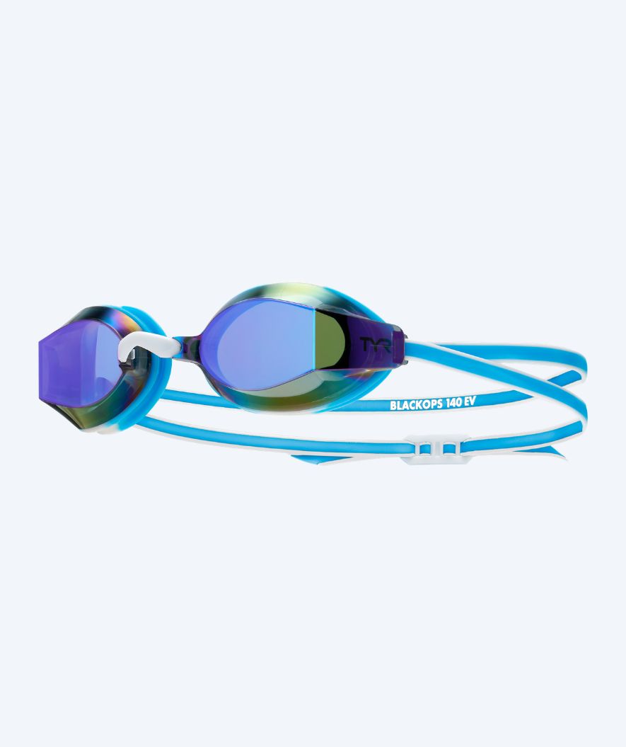 TYR uimalasit junioreille - Blackops 140 EV Mirrored - Sininen/valkoinen