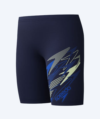 Speedo pitkät uimahousut pojille - Medley Logo - Tummansininen/Sininen
