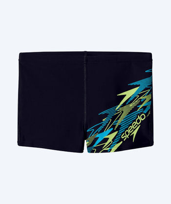 Speedo uimabokserit pojille - Medley Logo - Musta/Vihreä