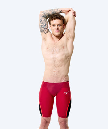 Speedo kilpauimahousut miehille - LZR Pure Intent 2.0 - Tummanpunainen/Musta