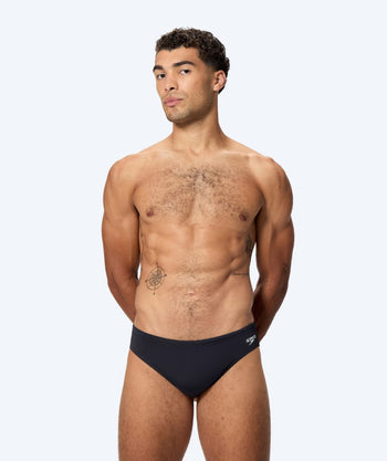 Speedo kolmiomalliset uimahousut miehille - Endurance Logo - Musta