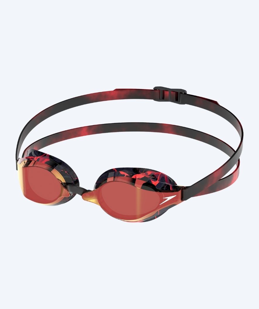 Speedo Elite-uimalasit - Fastskin Speedsocket 2 Mirror - Musta/Punainen (Limited 2026)