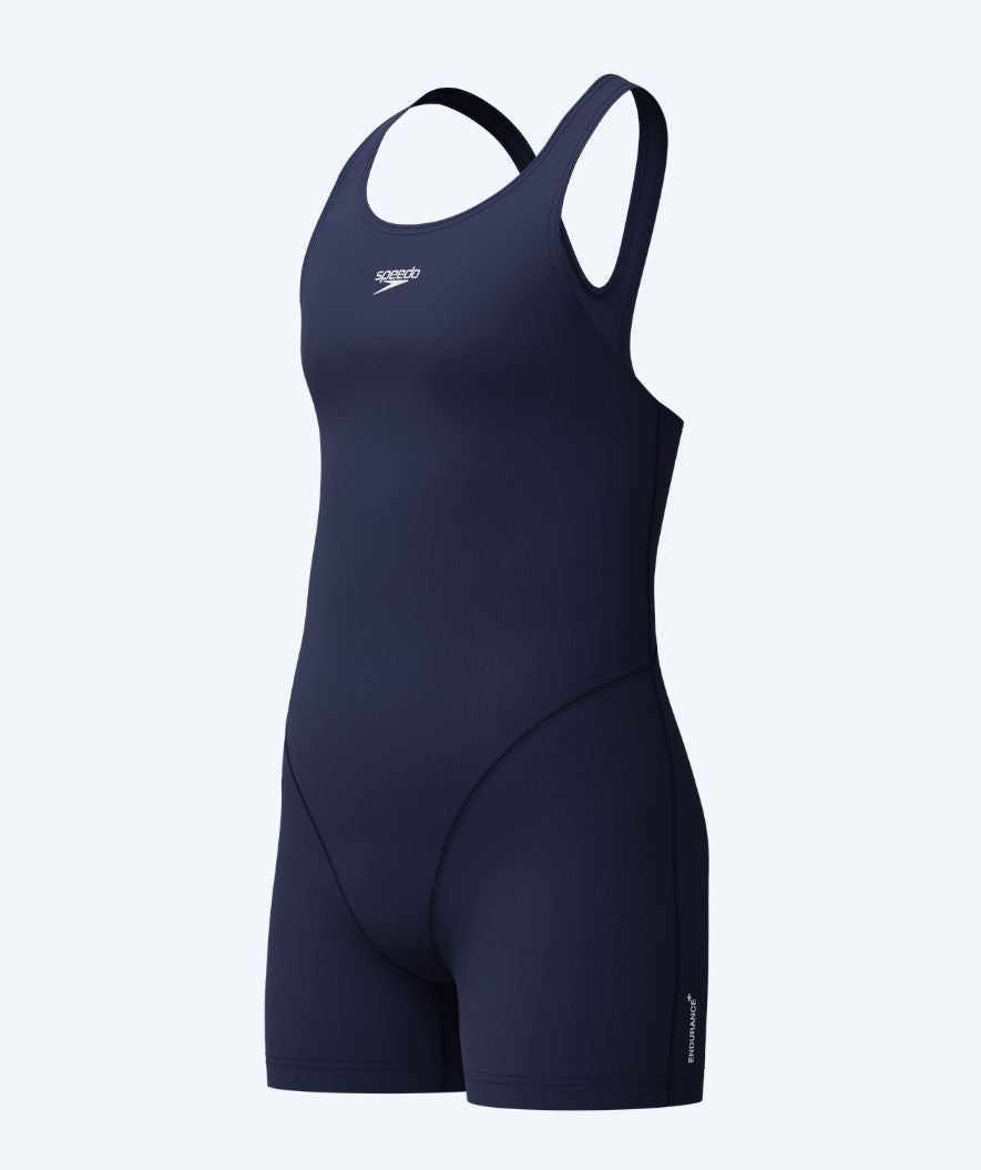 Speedo uimapuku hameella tytöille - Endurance - Tummansininen