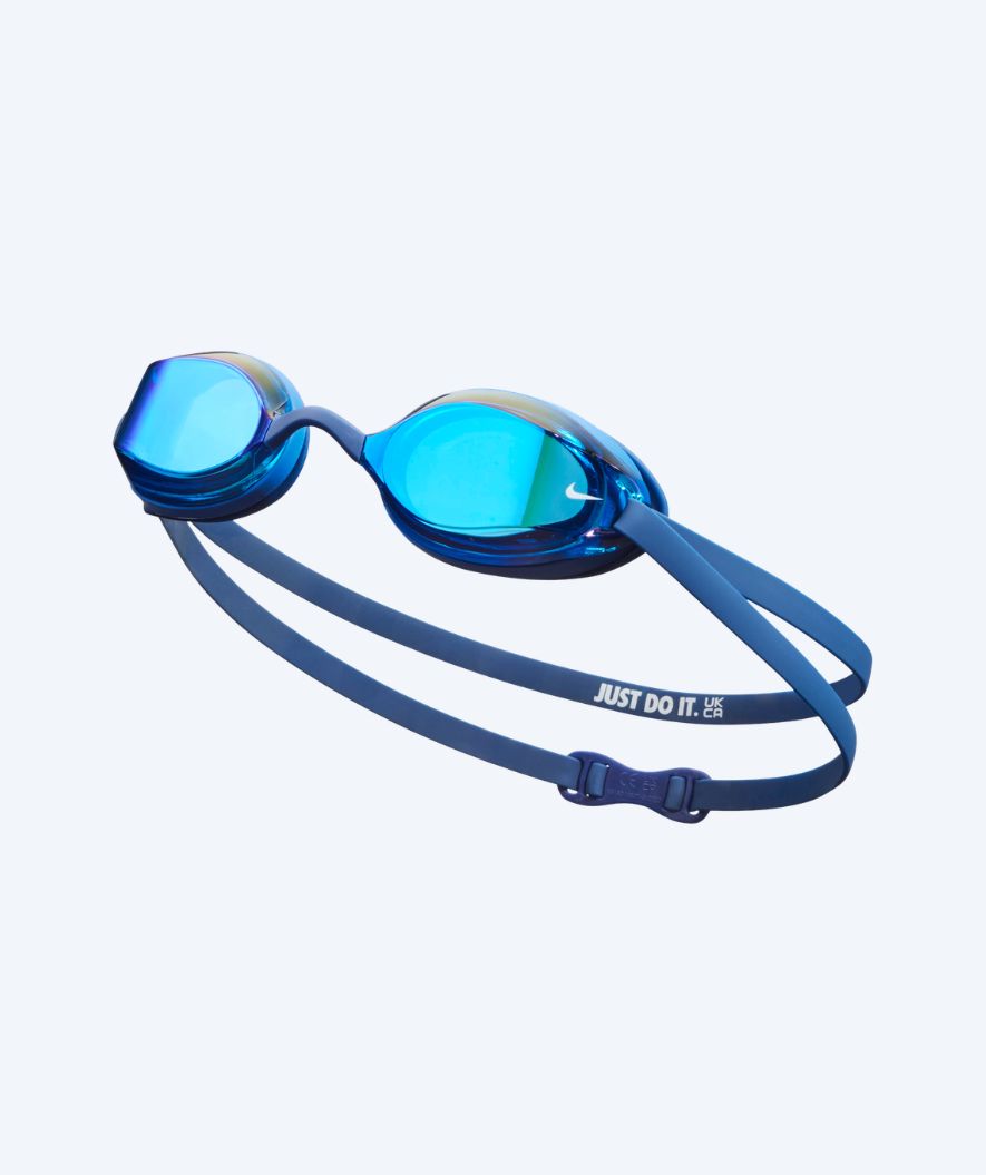 Nike Elite-uimalasit - Legacy Comfort Mirror - Sininen