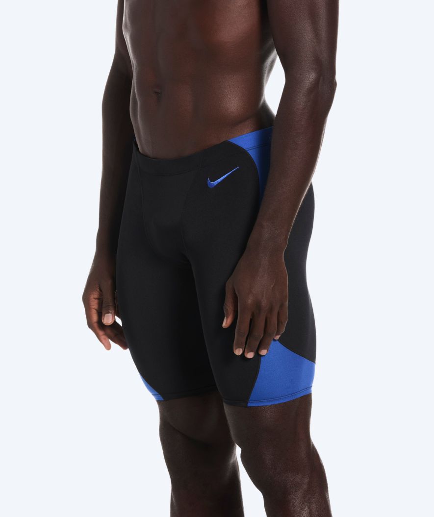 Nike pitkät uimahousut miehille - Hydrastrong Fly - Musta/Sininen