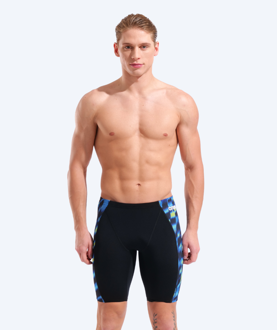 Arena pitkät uimahousut miehille - Wave Swim - Musta/Monivärinen (Limited 2026)
