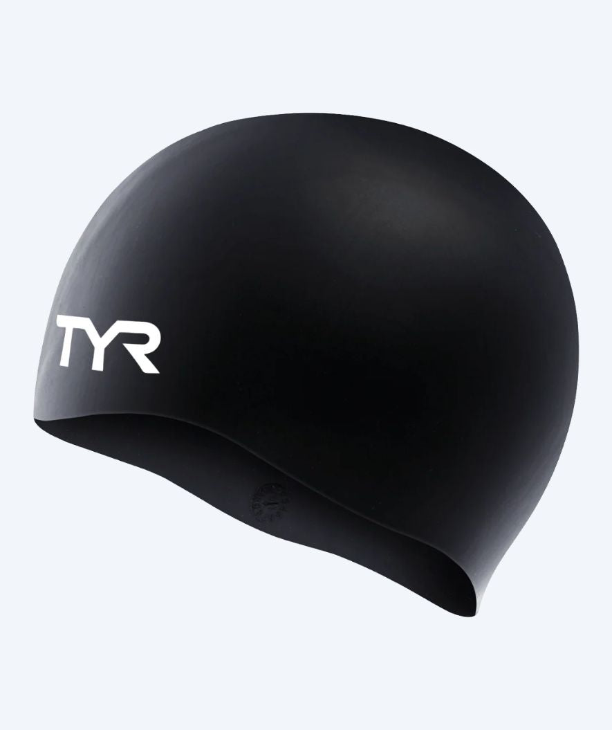 TYR uimalakki junioreille (8-16) - Silicone - Musta