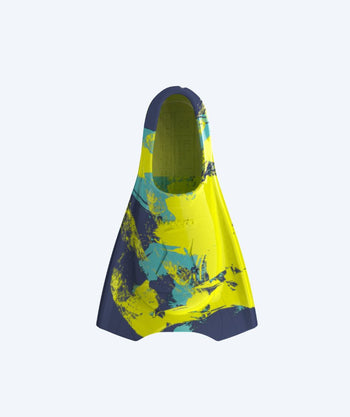 Speedo räpylät - Short Blade - Keltainen/tummansininen