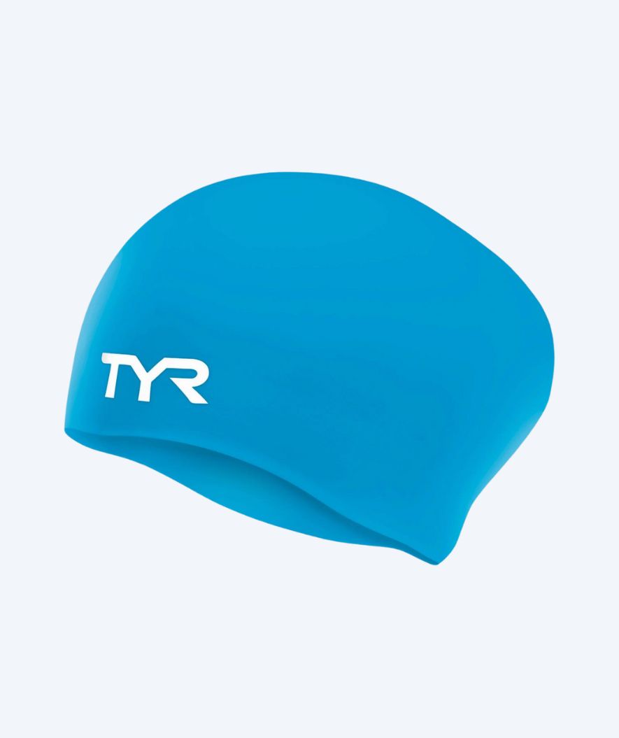 TYR uimalakki pitkille hiuksille - Silicone - Sininen