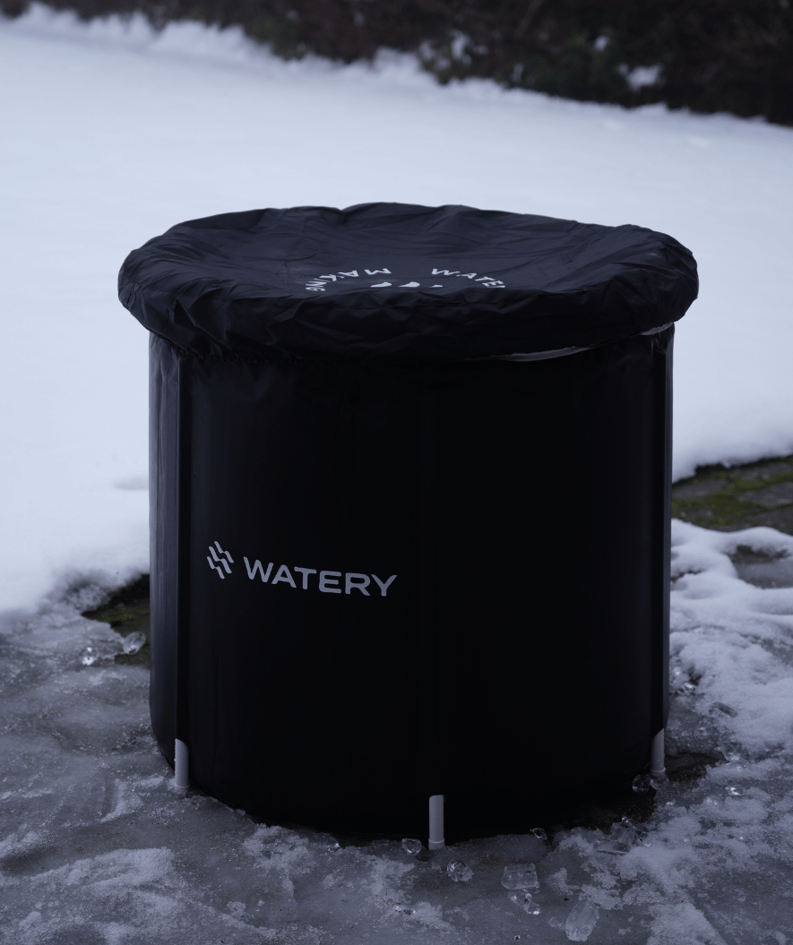 Watery ilmatäytteinen kylmäallas - Hero - Musta