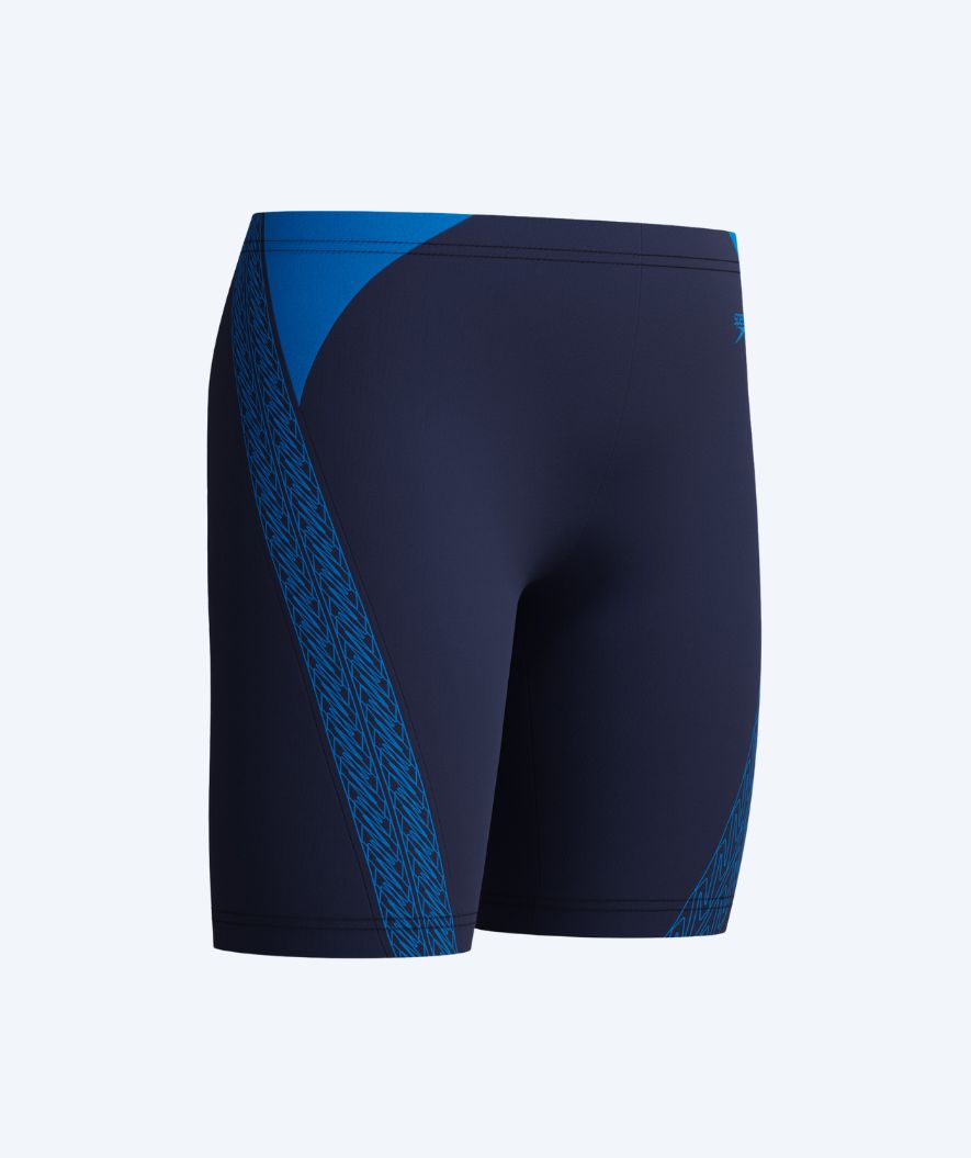 Speedo pitkät uimahousut pojille - Hyperboom Splice - Tummansininen
