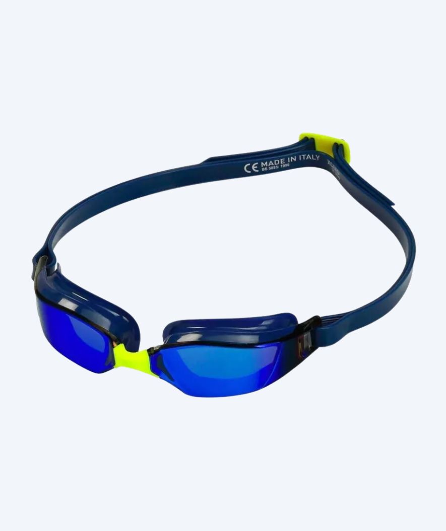 Aquasphere kilpauimalasit - Xceed A1 - Tummansininen/keltainen