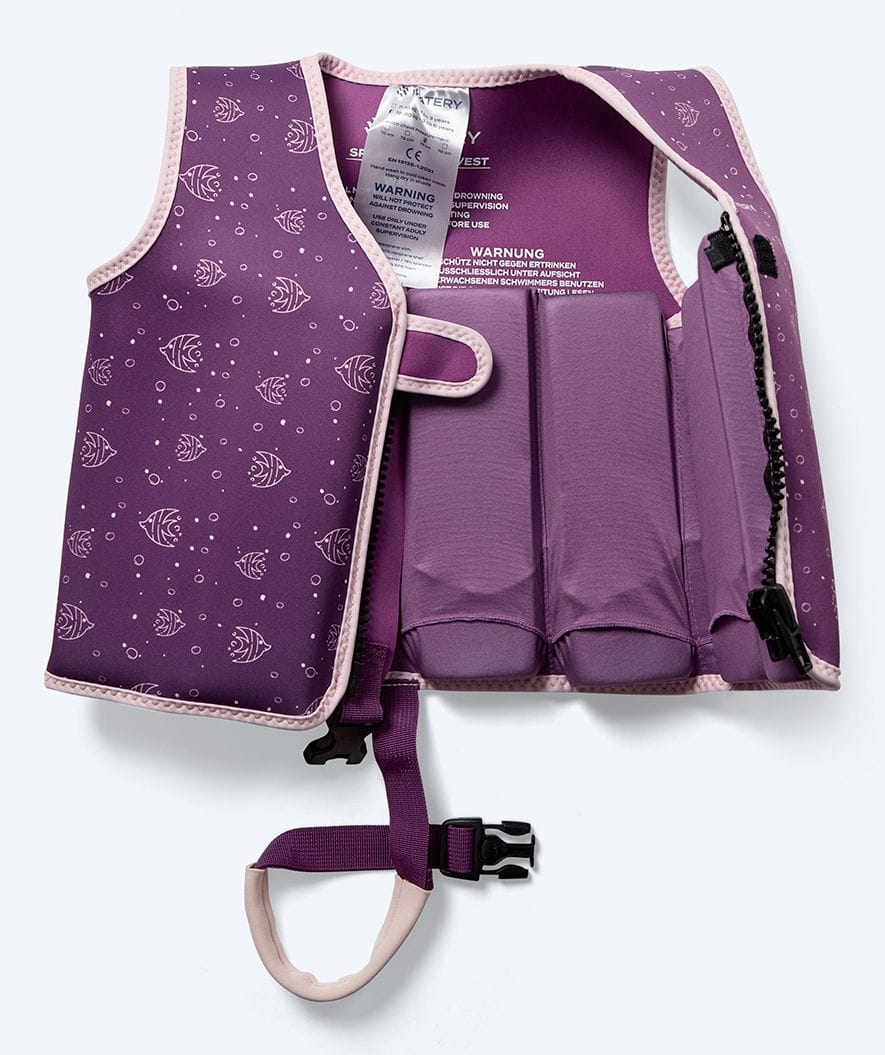 Watery uimaliivit lapsille (1-6) - Splashy - Violetti