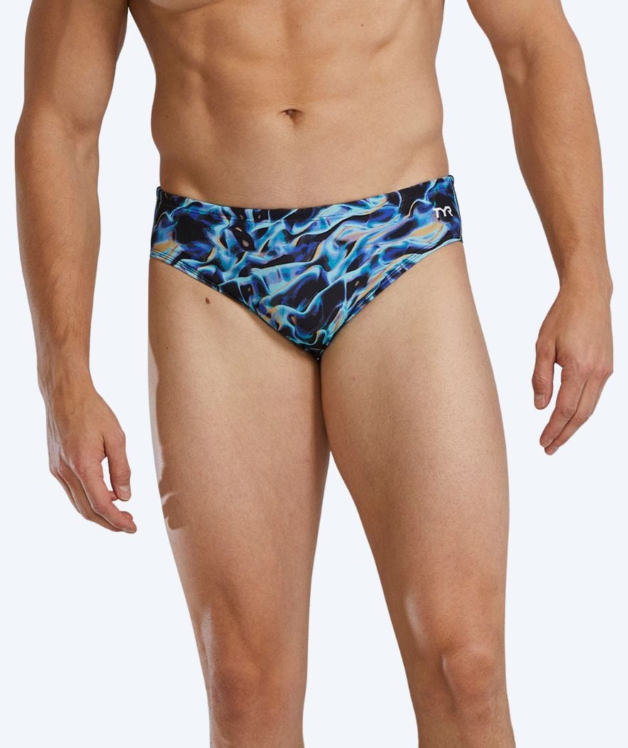 TYR kolmiomalliset uimahousut miehille - Durafast Elite Energia - Sininen